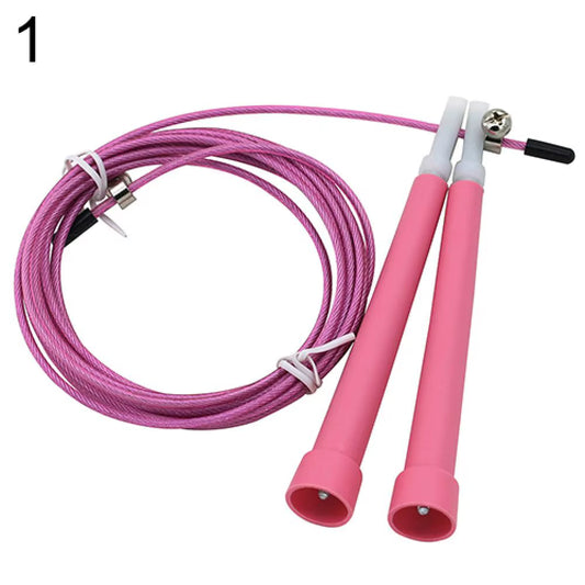 Jump Rope Speed Wire Skipping Adjustable Jump Rope Fitness Exercise Cardio Crossfits Sport Fitness Rope Skipping