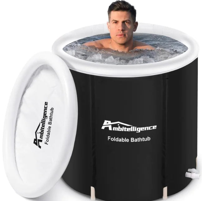 Baignoire Pliable Portable pour Bains de Glace et Récupération