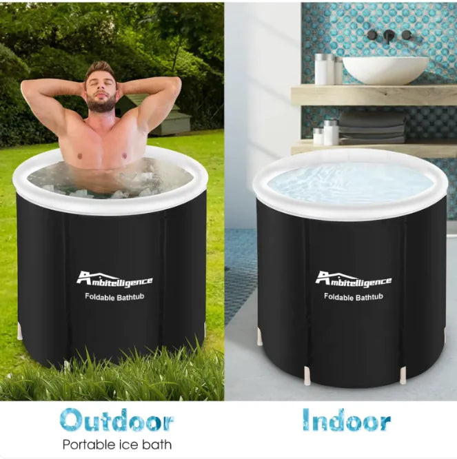 Baignoire Pliable Portable pour Bains de Glace et Récupération